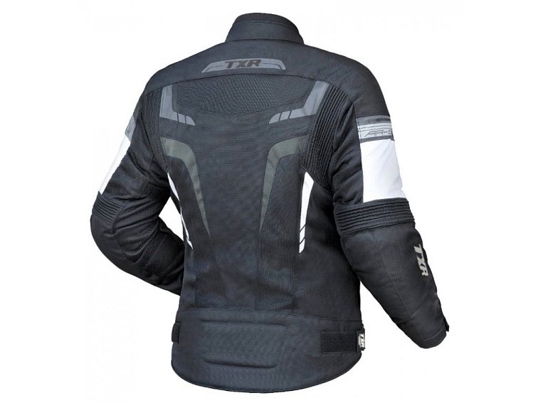 Bunda na motorku TXR Alpine černo-bílo-šedá