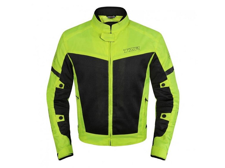 Bunda na motorku TXR Summer fluo žluto-titanová