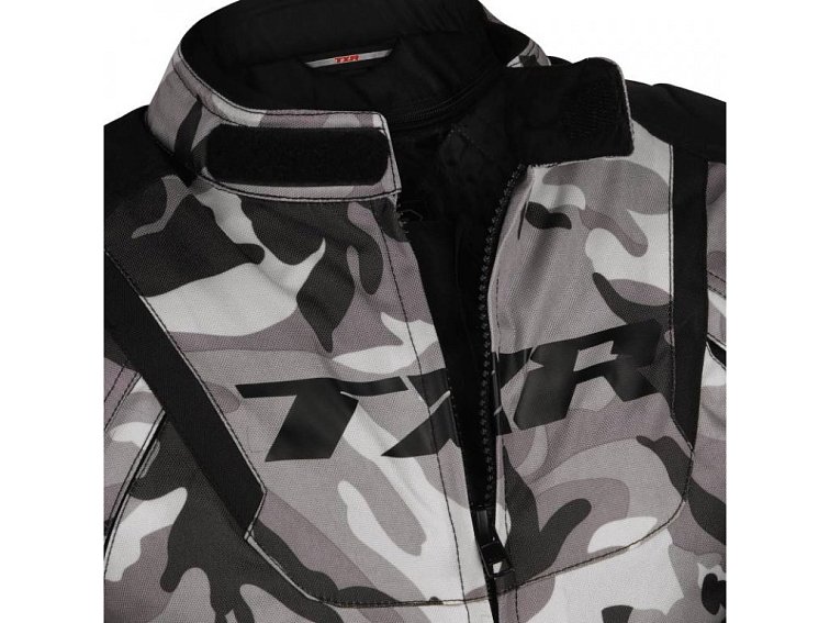 Bunda na motorku TXR Gunner Camo šedá