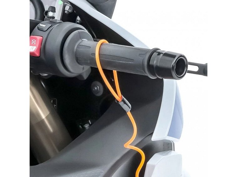 Moto zámek s alarmem 110dB TXR chrom