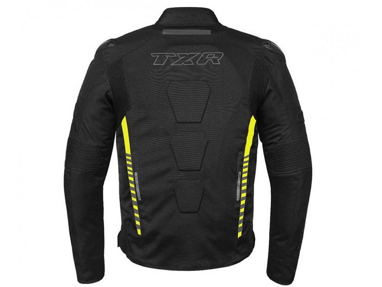 Moto bunda TXR Akira černo-fluo žlutá