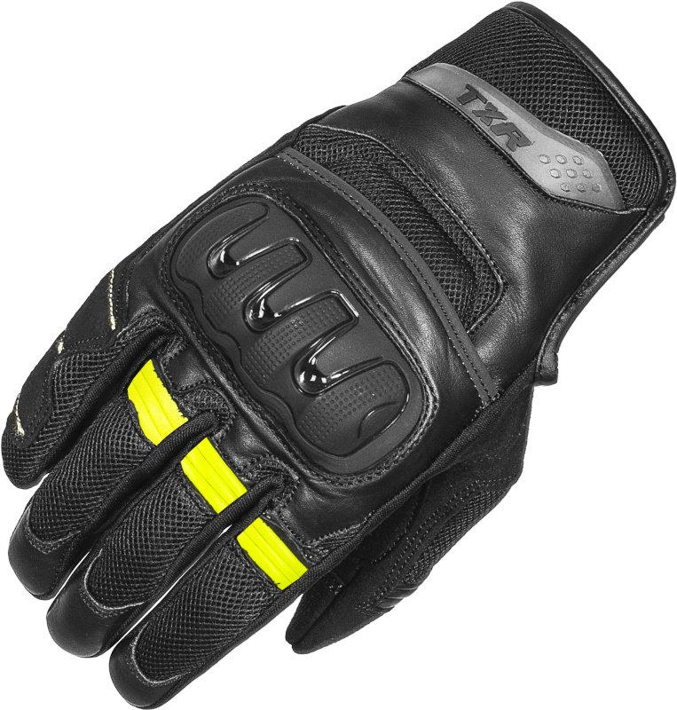 Rukavice na motorku TXR Aerosport černo-fluo žluté