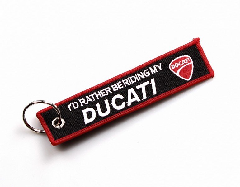 Textilní klíčenka Ducati
