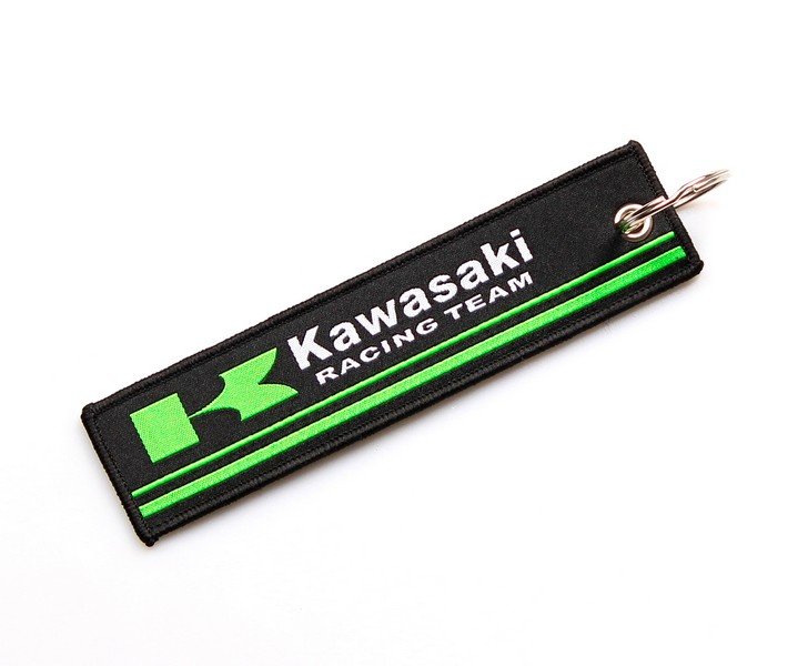 Textilní klíčenka Kawasaki Racing Team