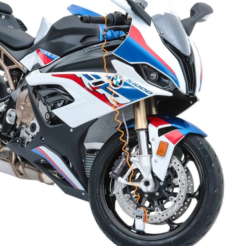 Zámek na motorku s alarmem 110db TXR černý – foto 5