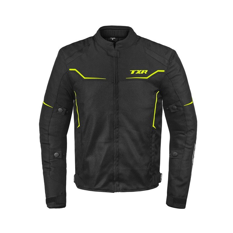 Bunda na motorku TXR Aero černo-fluo žlutá – foto 2