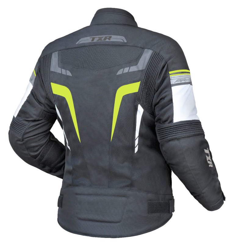 Bunda na motorku TXR Alpine černo-fluo žlutá – foto 2
