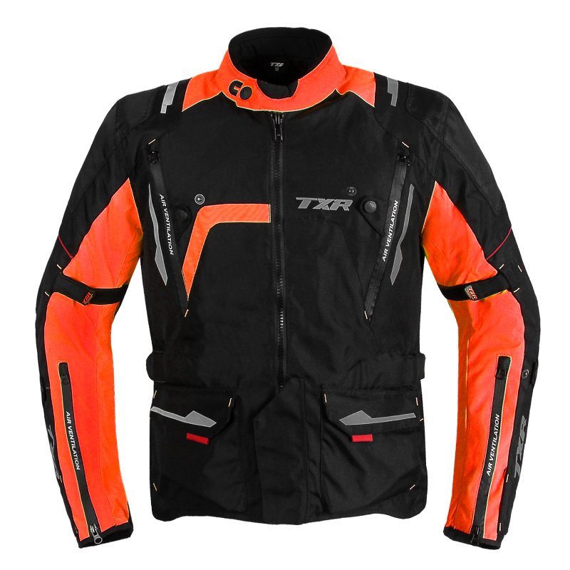 Bunda na motorku TXR Enduro černo-oranžová – foto 2