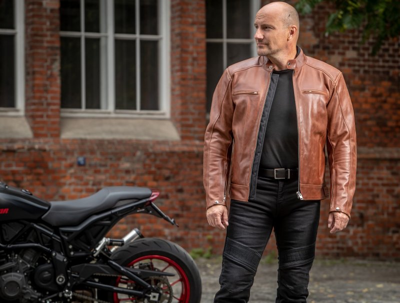 Bunda na motorku TXR Ranger světle hnědá – foto 4
