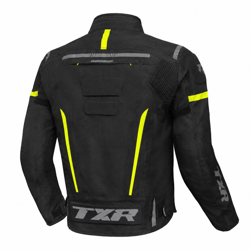 Bunda na motorku TXR Spike 2 černo-fluo-žlutá – foto 2