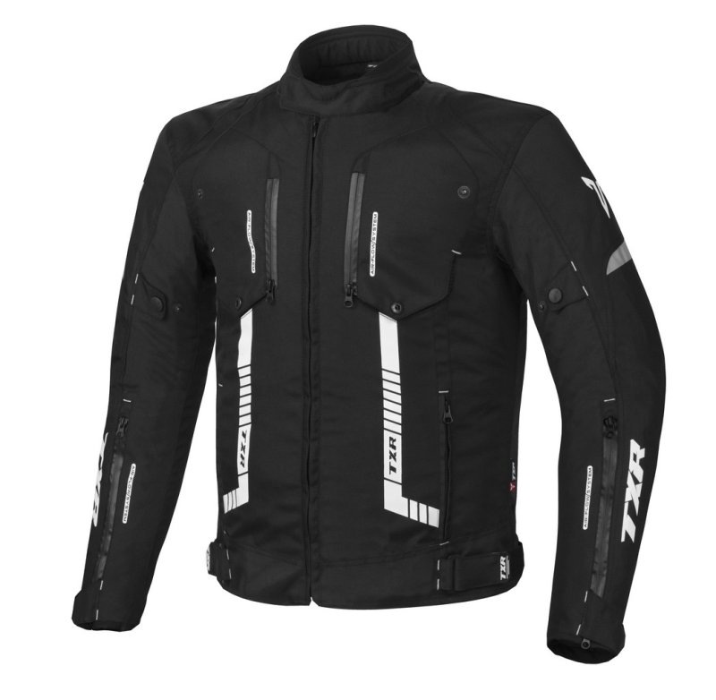 Bunda na motorku TXR Spike černo-bílá
