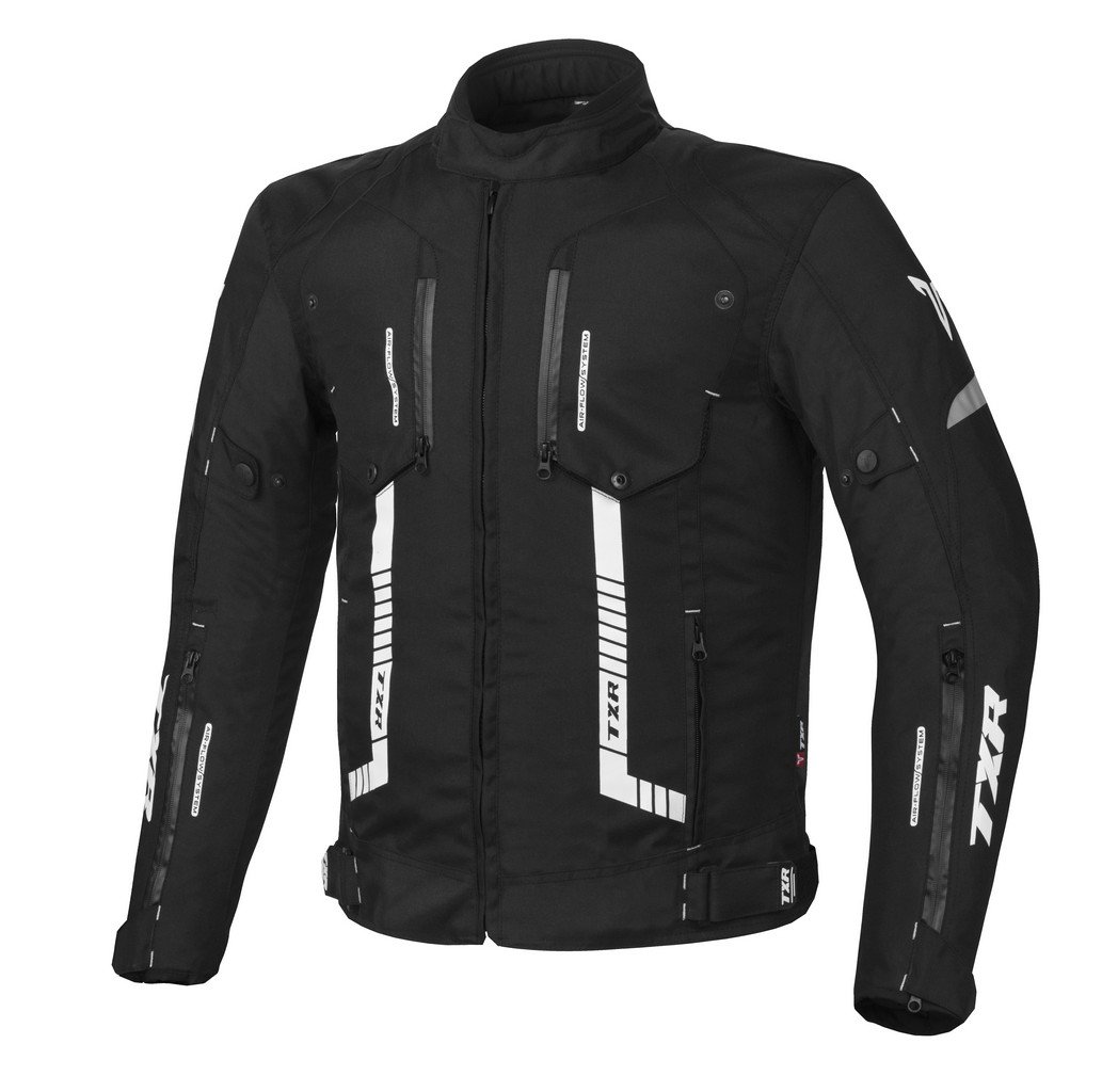 Bunda na motorku TXR Spike černo-bílá
