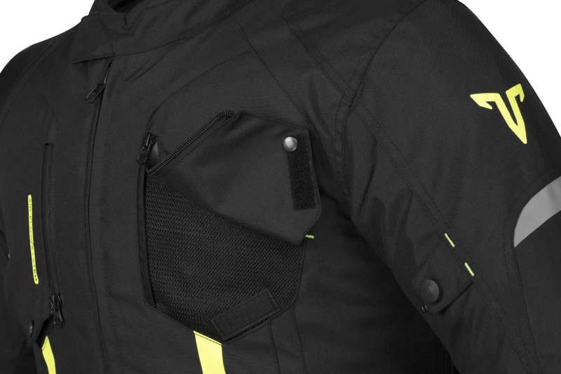 Bunda na motorku TXR Spike černo-fluo žlutá – foto 3