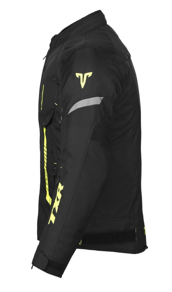Bunda na motorku TXR Spike černo-fluo žlutá – foto 6