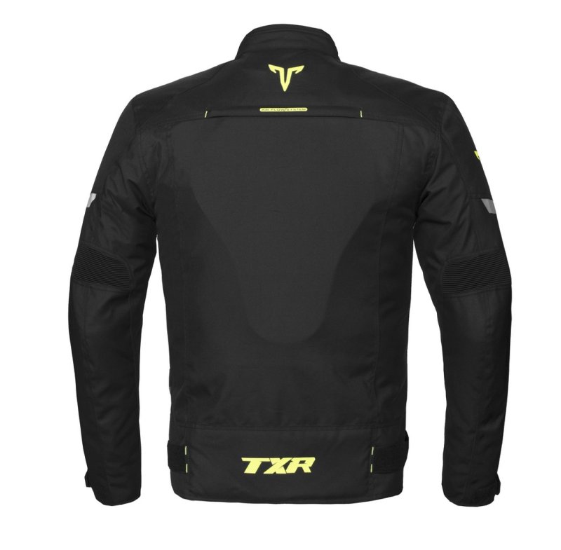 Bunda na motorku TXR Spike černo-fluo žlutá – foto 7