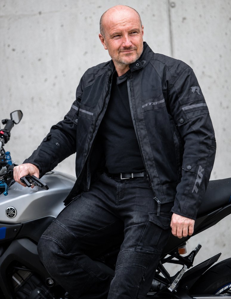 Bunda na motorku TXR Steward černo-šedá – foto 11