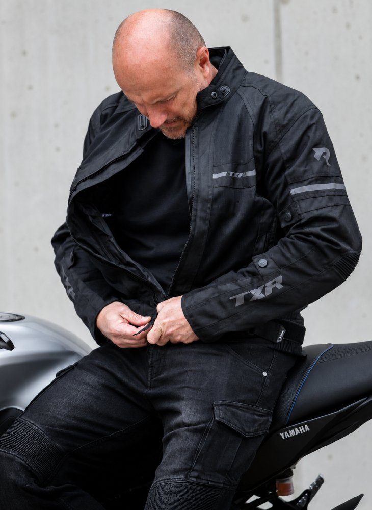 Bunda na motorku TXR Steward černo-šedá – foto 10