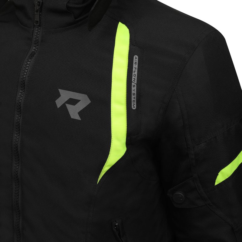 Bunda na motorku TXR Striker černo-fluo-žlutá – foto 2