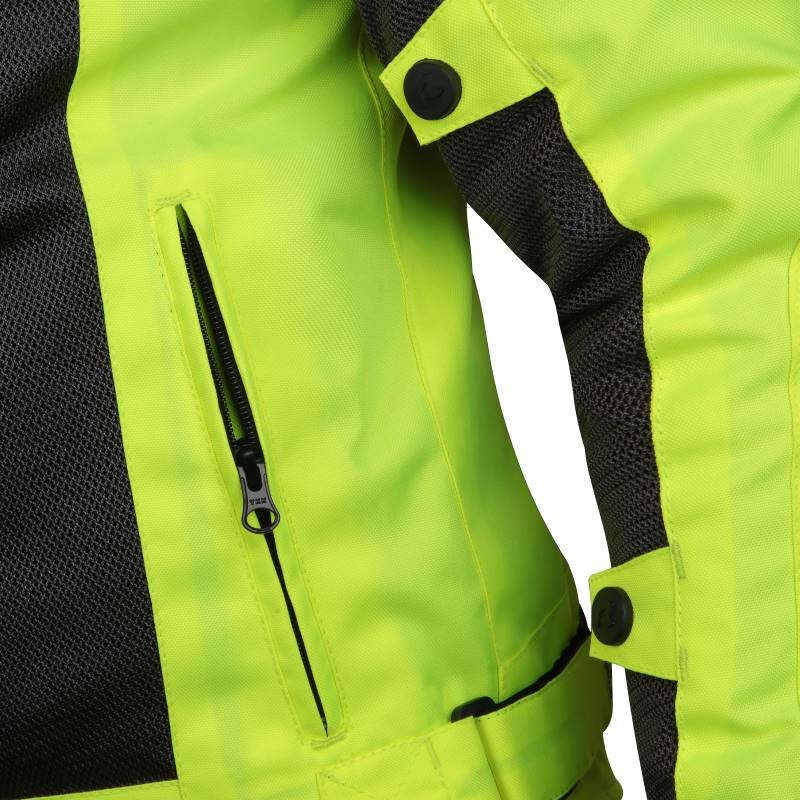 Bunda na motorku TXR Summer fluo žluto-titanová – foto 4