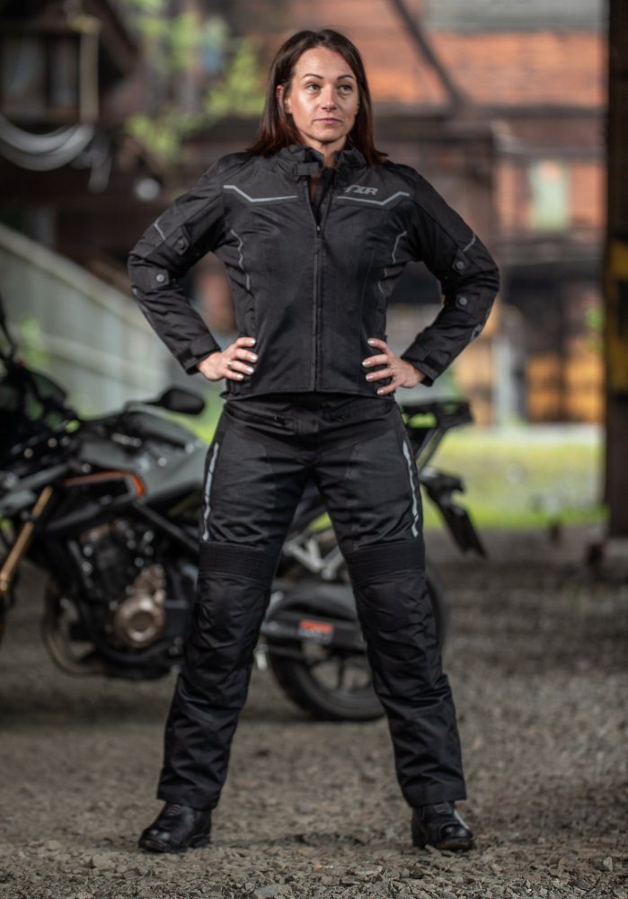 Dámská bunda na motorku TXR Aero černá – foto 7