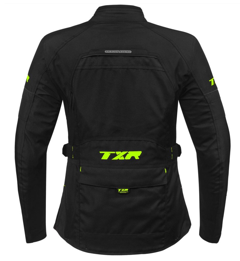 Dámská bunda na motorku TXR Visper černo-fluo žlutá – foto 3