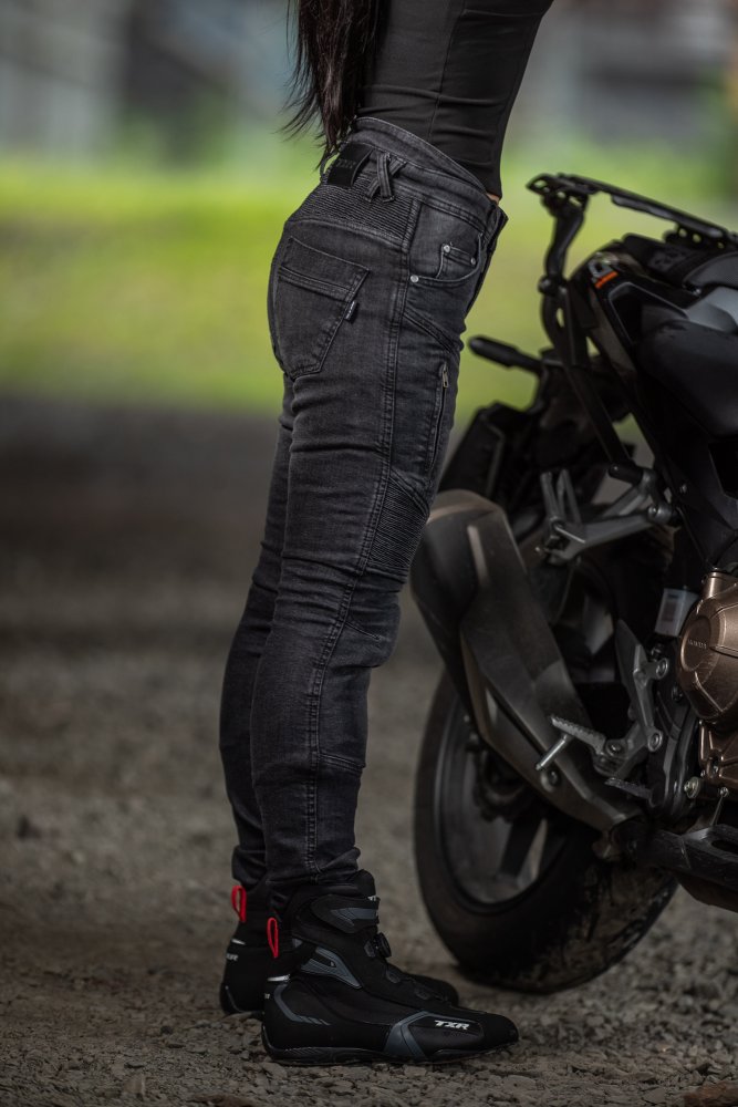 Dámské jeansy na motorku TXR Patriot černé – foto 5