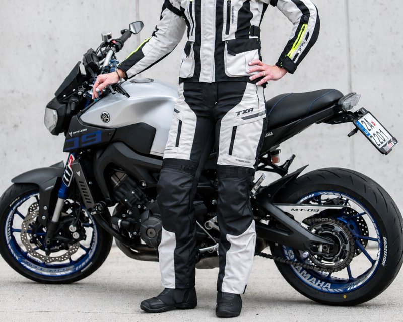 Dámské kalhoty na motorku TXR Expedition černo-šedé – foto 6