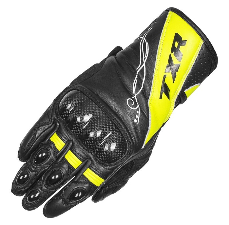 Dámské rukavice na motorku TXR RS3 černo-fluo žluté