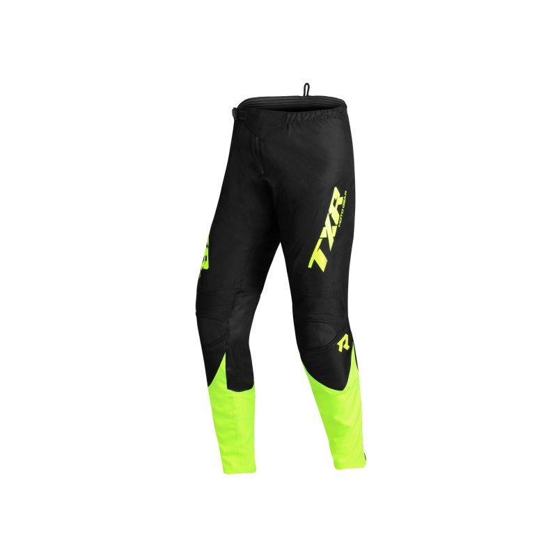 Dětské motokrosové kalhoty TXR Pulse černo-fluo žluté