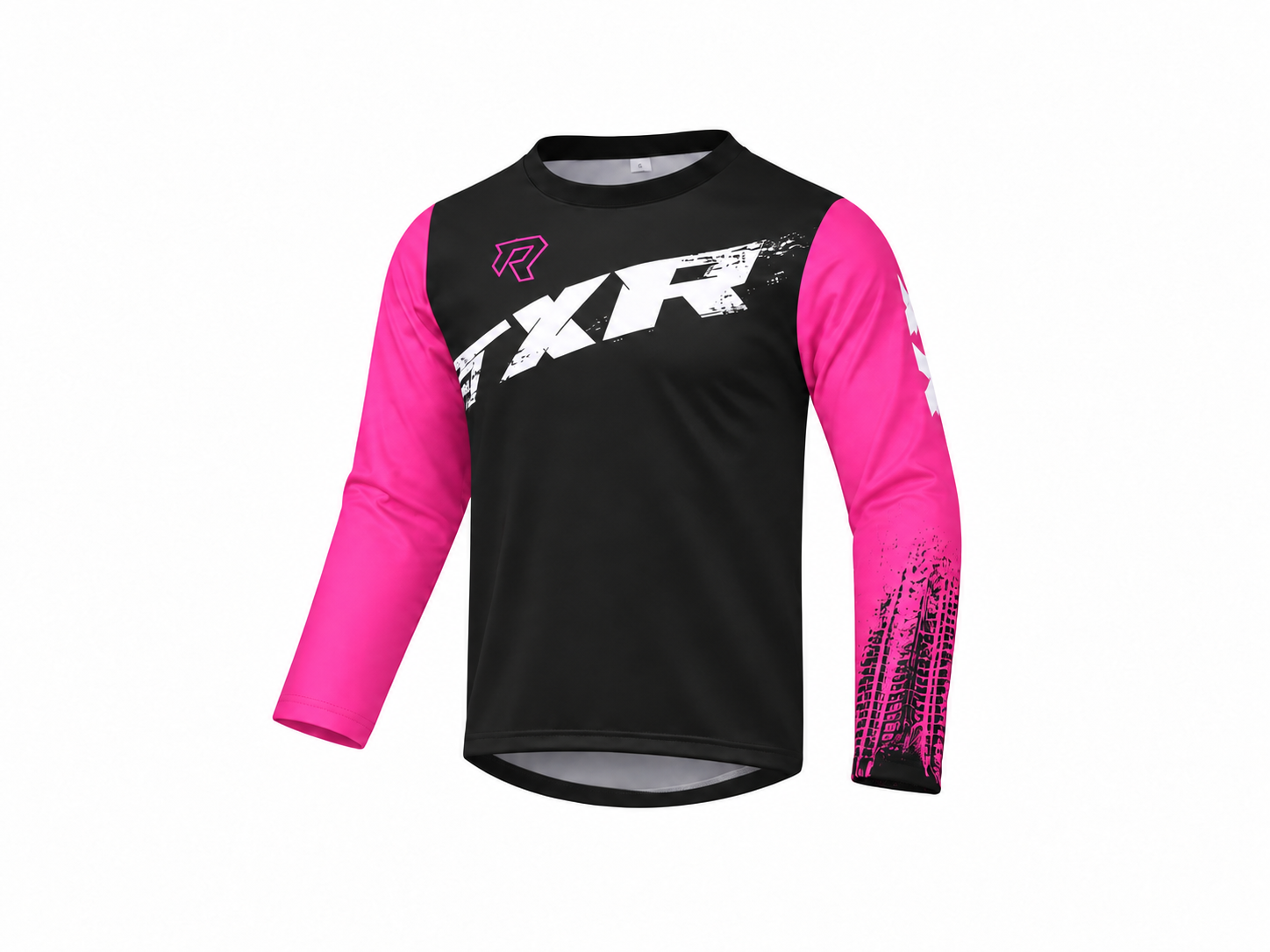 Dětský motokrosový dres TXR Pulse černo-růžový