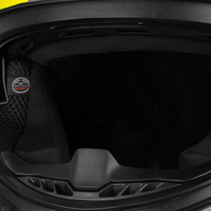 Integrální helma na motorku TXR Raptor černo-šedo-fluo žlutá – foto 4