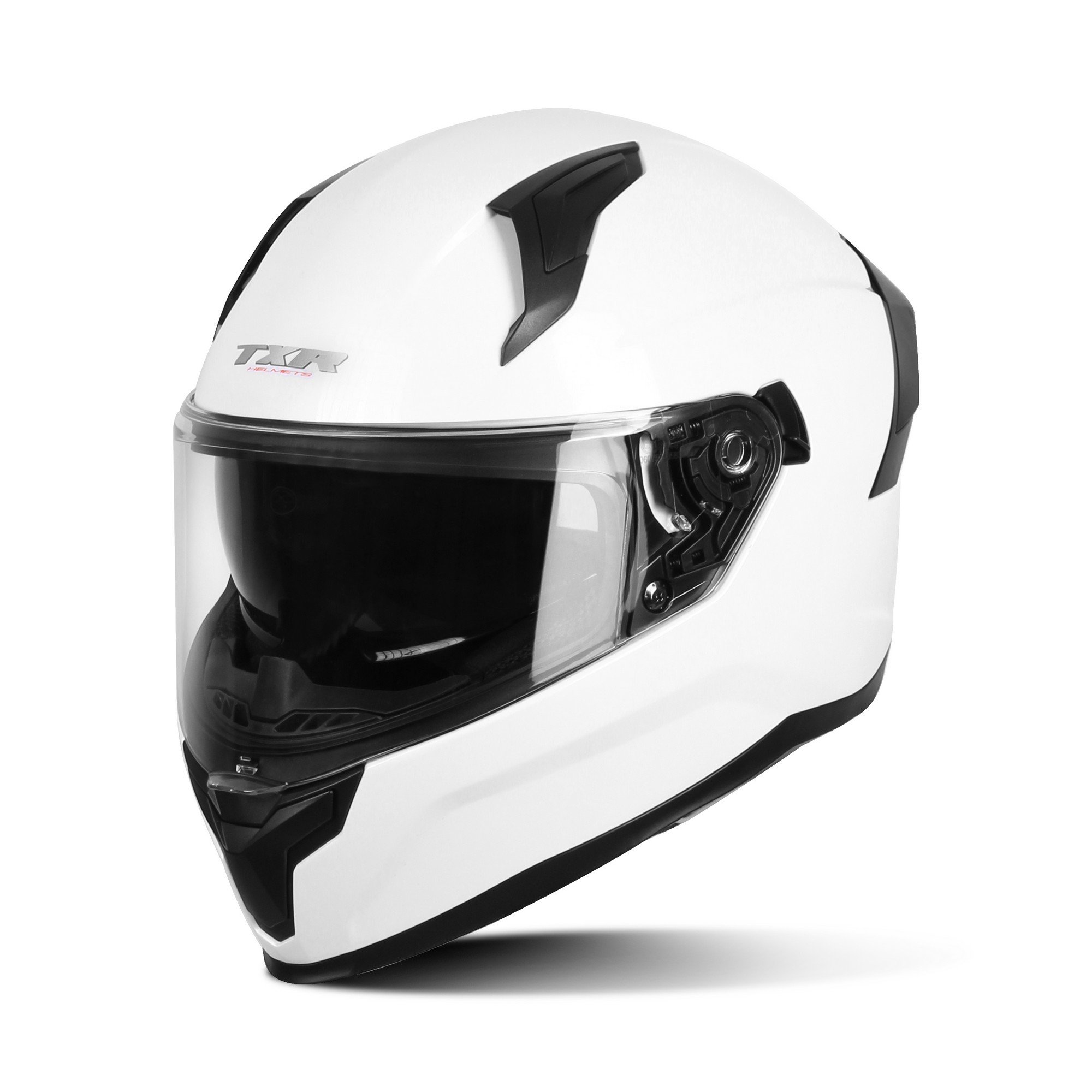 Integrální helma na motorku TXR Raptor perleťově bílá