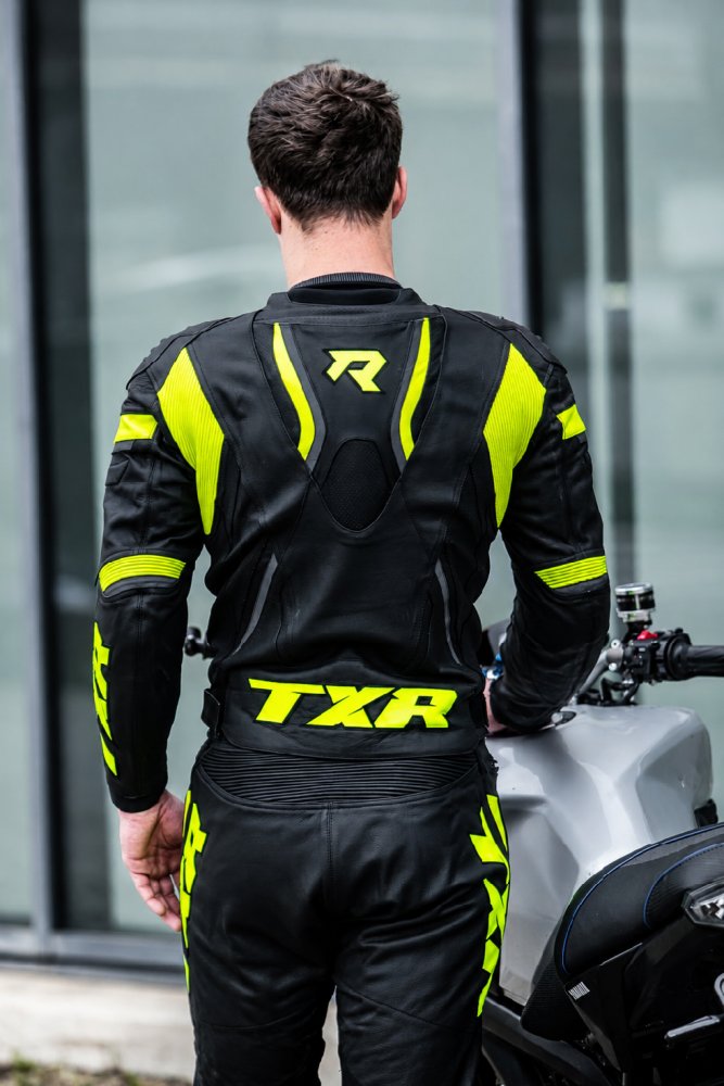 Kombinéza na motorku TXR GP1 černo-fluo-žlutá – foto 16