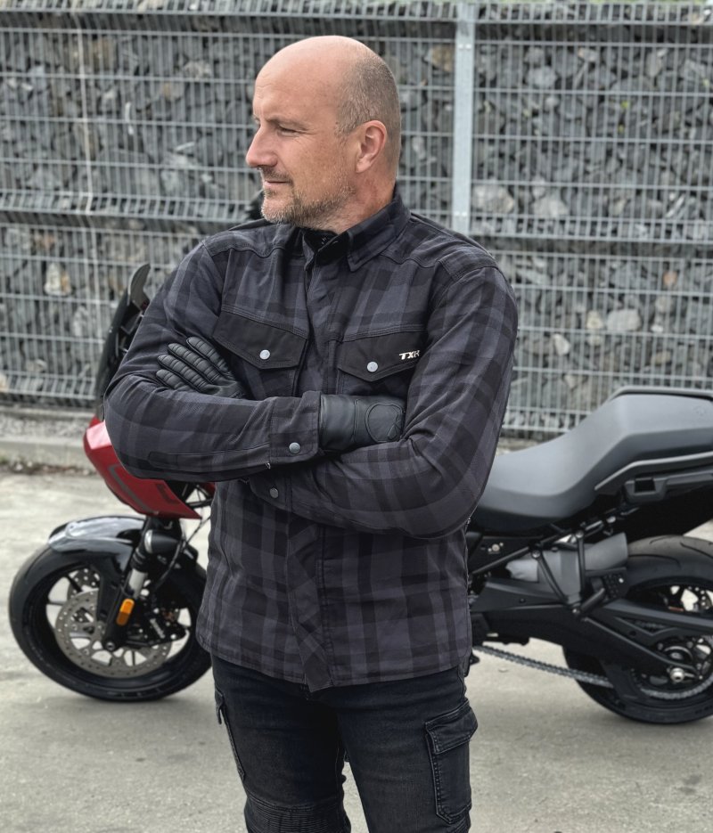 Košile na motorku TXR Dixon černá – foto 4
