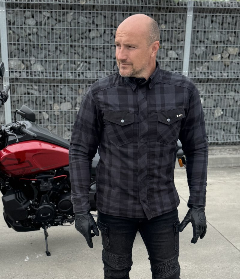 Košile na motorku TXR Dixon černá – foto 3