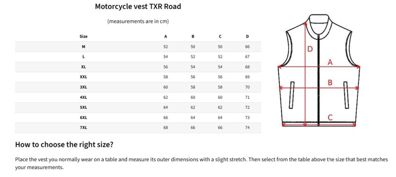 Kožená vesta na motorku TXR Road – foto 4