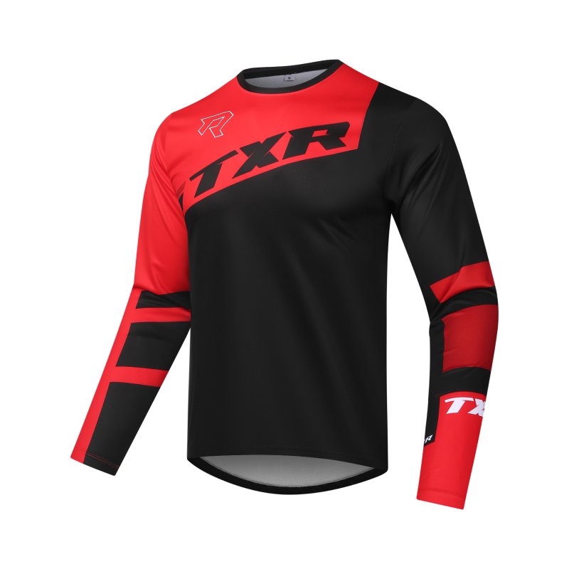 Motokrosový dres TXR Vortex černo-červený