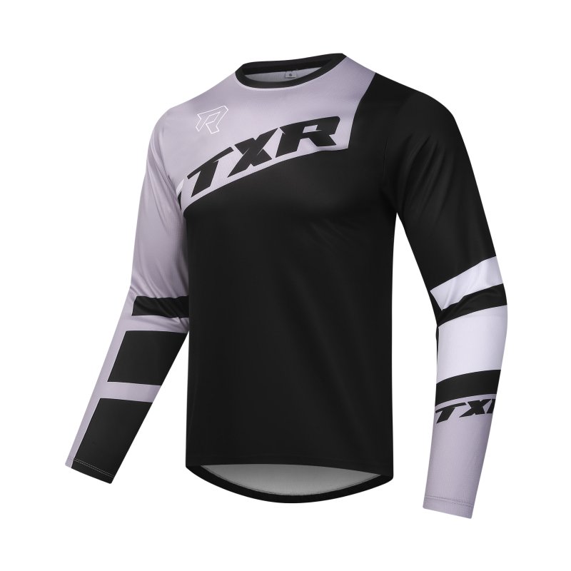 Motokrosový dres TXR Vortex černo-šedý