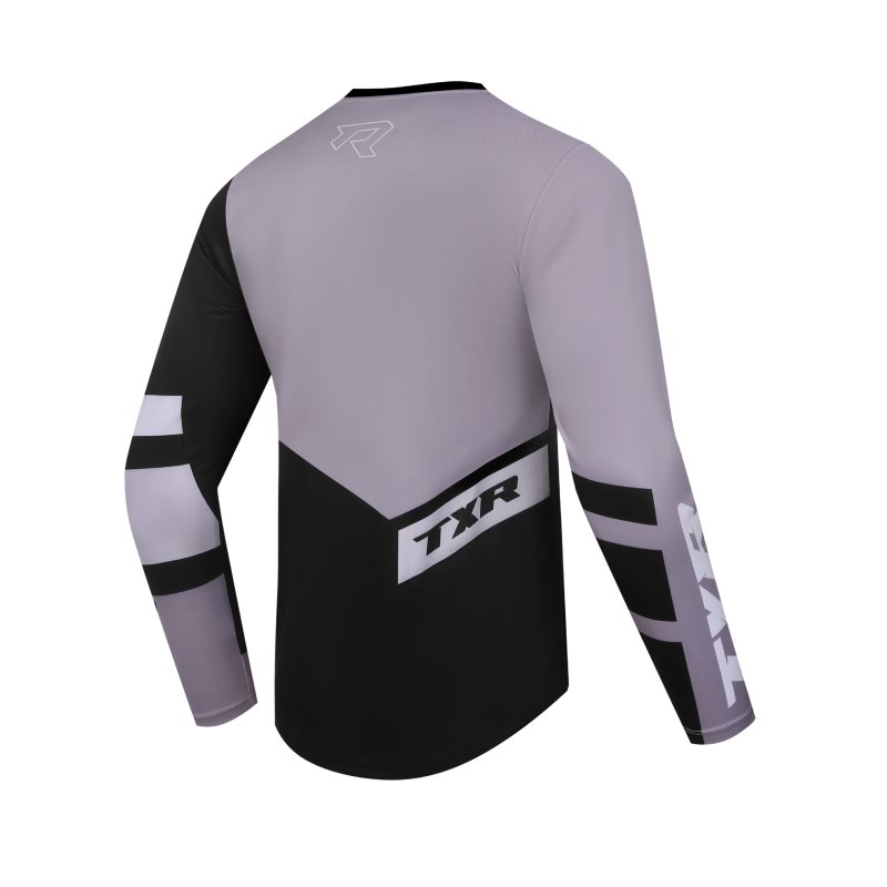 Motokrosový dres TXR Vortex černo-šedý – foto 2