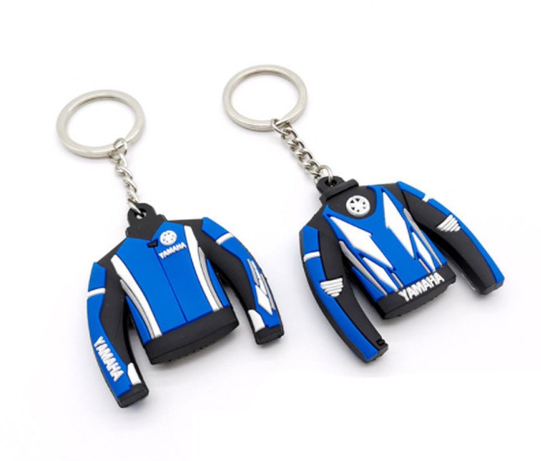 Přívěsek na klíče bunda Yamaha modrá